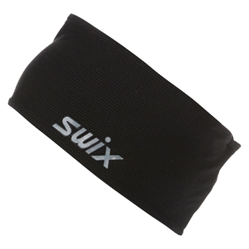Swix Race ultra light headband black hodeplagg