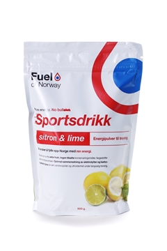 Fuel of Norway Sportsdrikke 0,5 kg sitron/lime