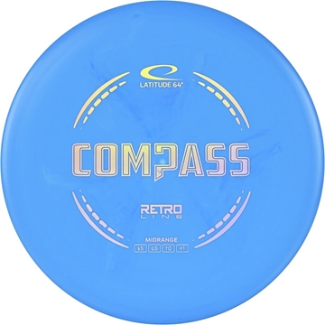 Latitude 64 Retro Midrange Compass 173g+ BLUE frisbeegolf