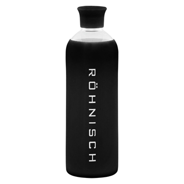 Röhnisch Glass Water Bottle black flaske
