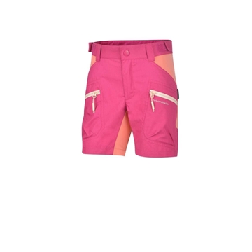 Jotunheim Fossberg shorts jr Fuchsia Red/Shell Pink turshorts med stretch