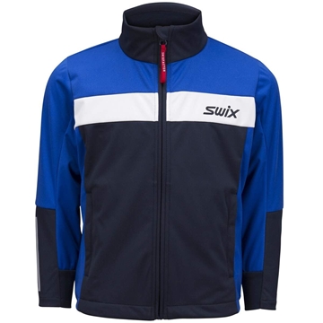 Swix Steady Jacket jr Dark navy/ Olympian blue langrennsjakke junior