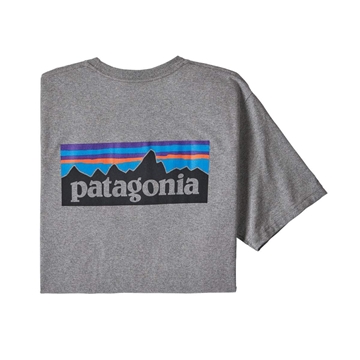 Patagonia M's P-6 Logo Responsibili-Tee Gravel Heather t-trøye herre