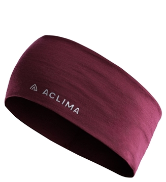 Aclima LightWool Headband Zinfandel hodeplagg